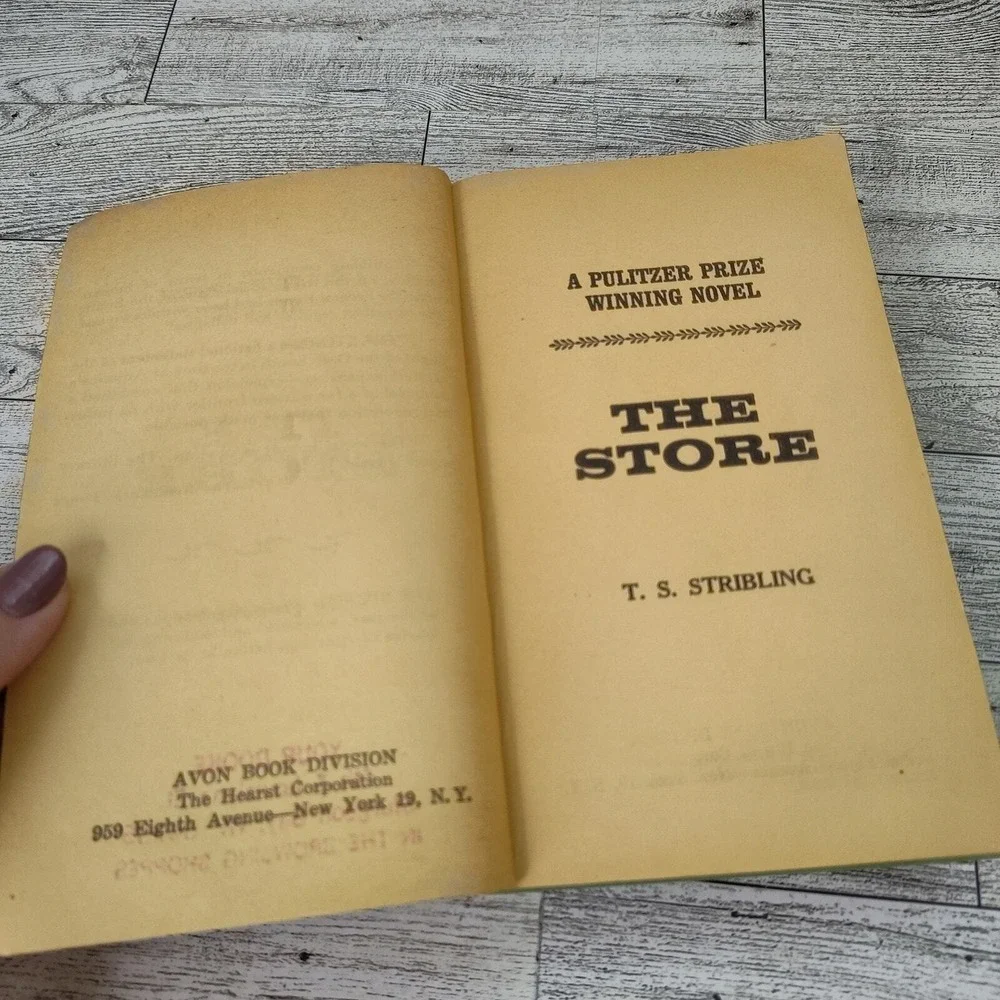 THE STORE by T.S. Stribling Rare 1960s Avon V2046 Paperback Southern Lit Classic